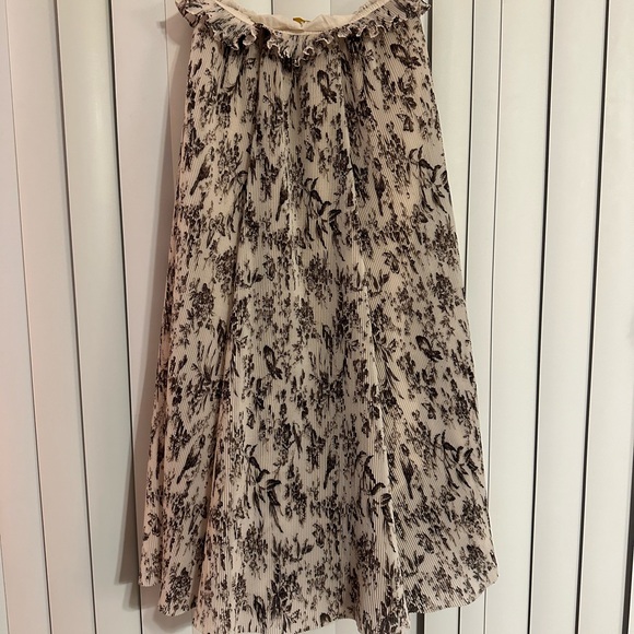 ZIMMERMANN  Wild Botanica Floral-Print Plissé-Crepe Midi Skirt - Ivory - Picture 2 of 6